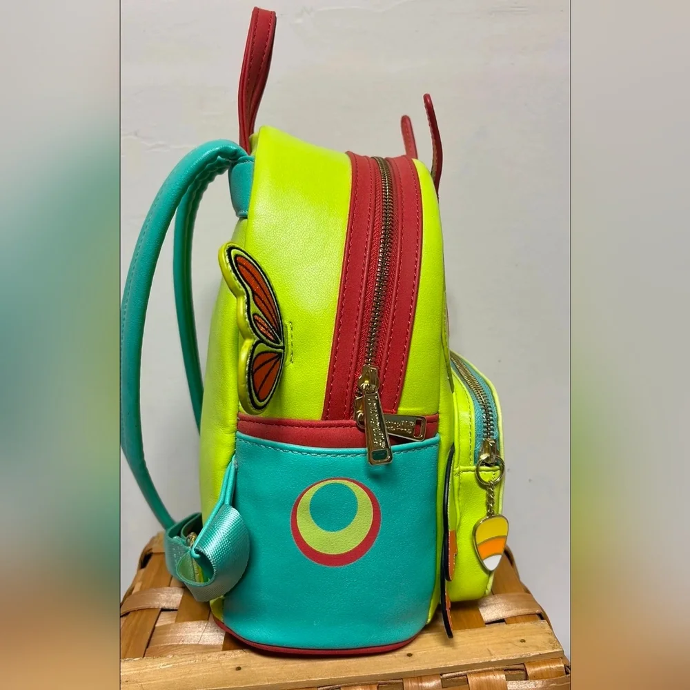 Loungefly Pixar A Bug's Life Heimlich Backpack Like New No Tags